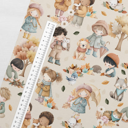 Jersey en coton à bouclettes - enfants en automne 250 g/m²