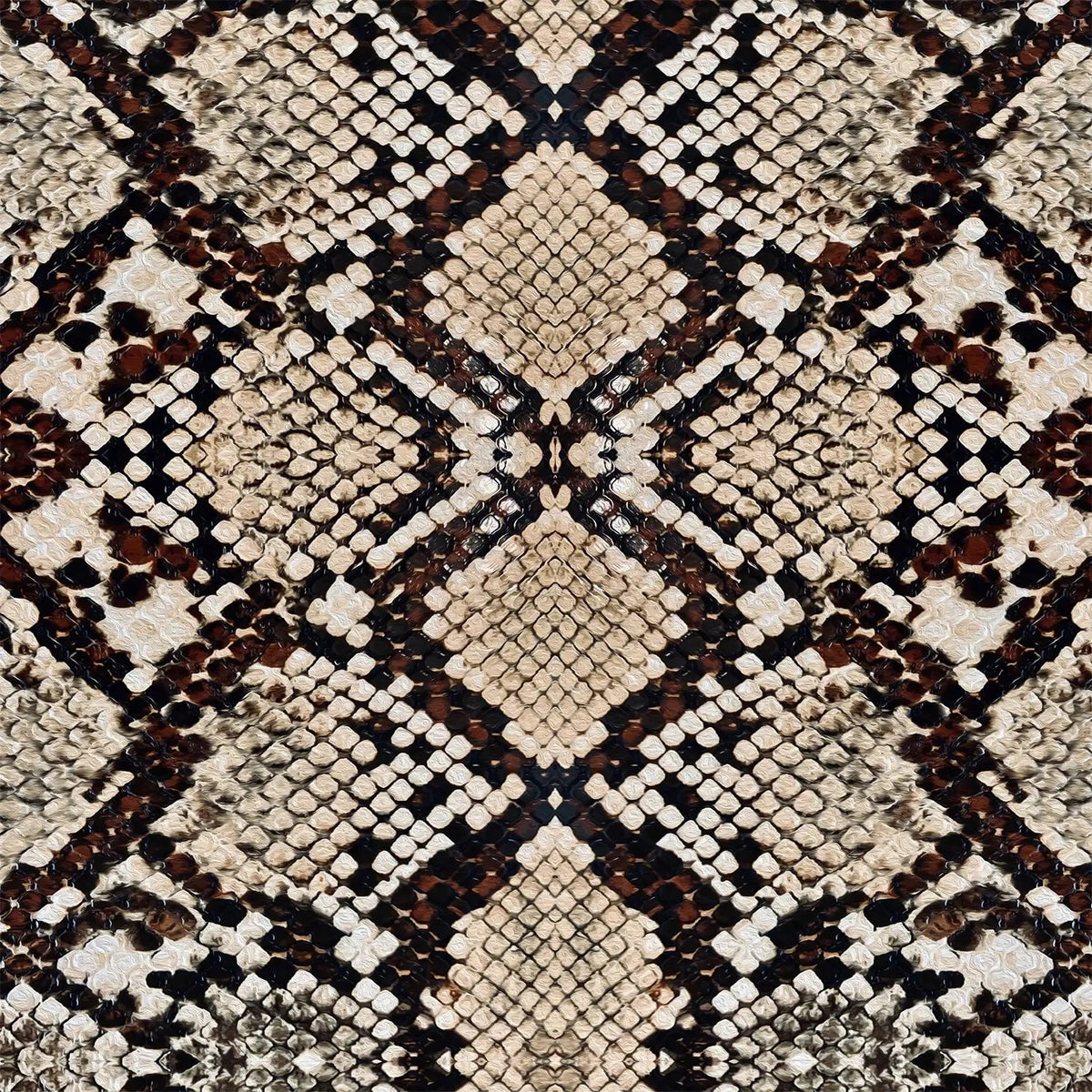 Image avec tissu en maille bouclette en coton façon peau de serpent – disponible en ligne chez Šarlotes audumi