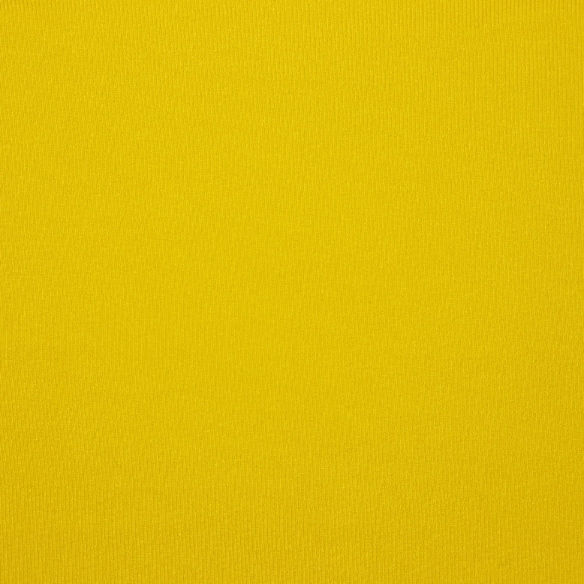 jersey bouclé en coton - jaune 235 g/m² (certifié GOTS)