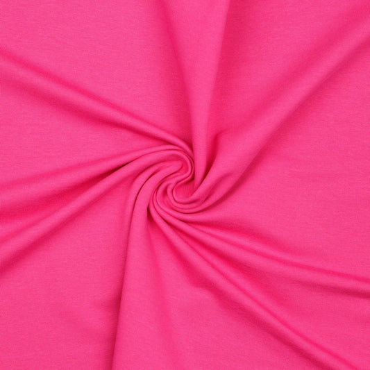 Cotton loop-knit jersey-fuchsia 235 g/m² (GOTS cert.)