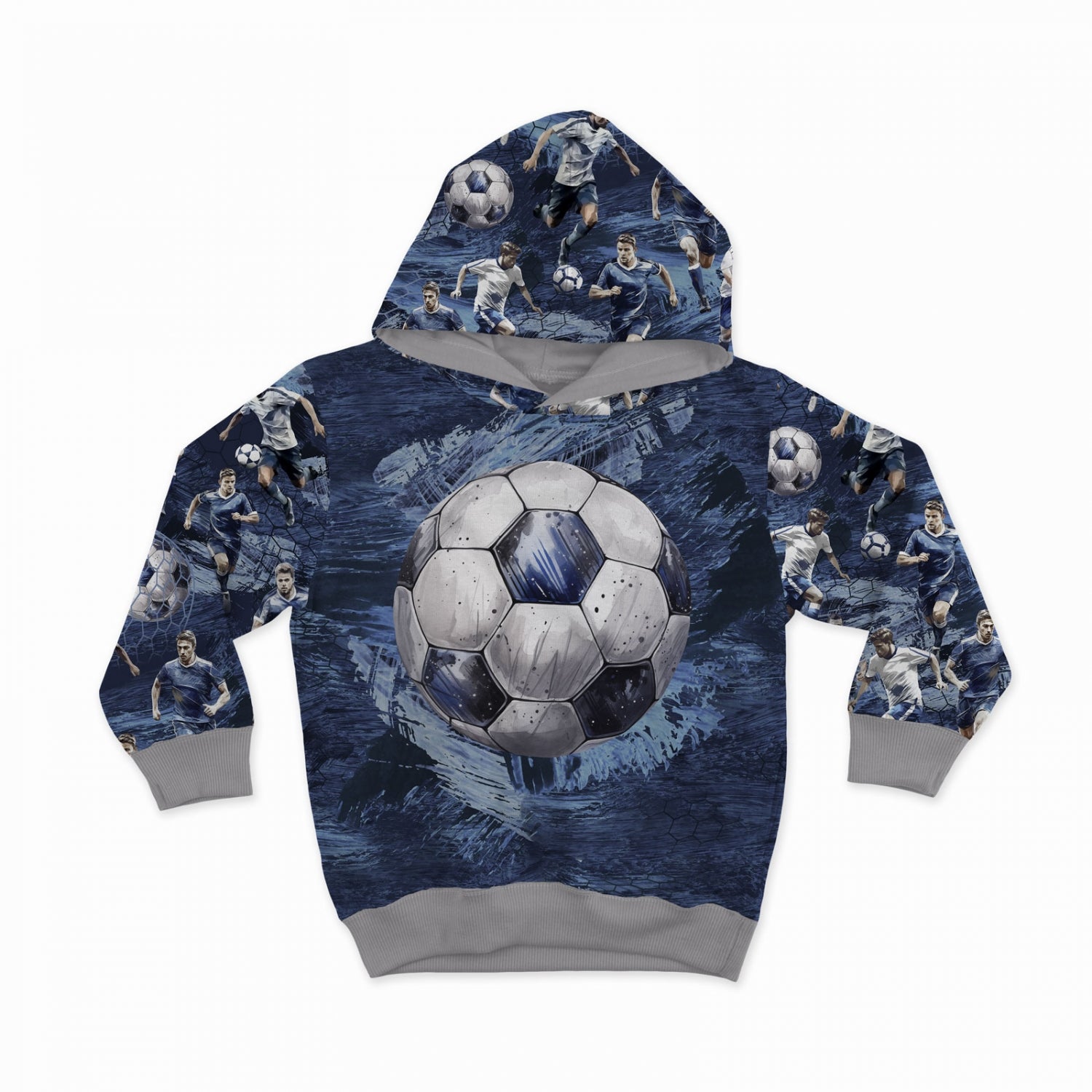 Maille bouclette en coton - football 260 g/m²