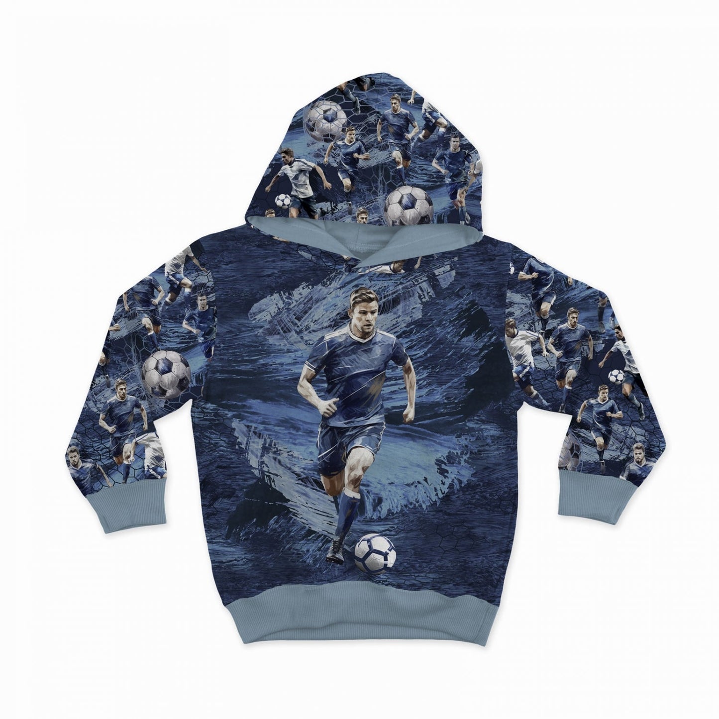 Maille bouclette en coton - football 260 g/m²