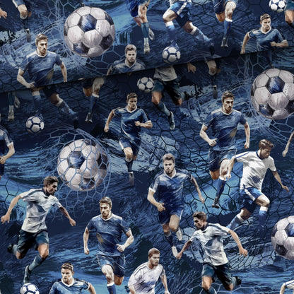 Maille bouclette en coton - football 260 g/m²