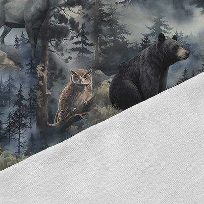 Image of cotton loopback knit - howling wolf 250 g/m² – available at Charlotte's Fabrics