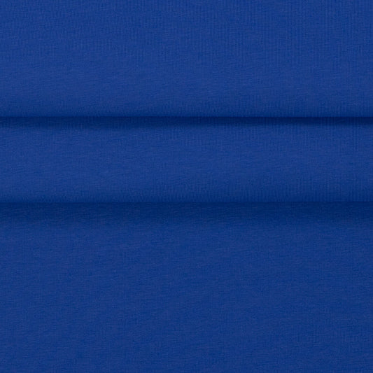 Image of cotton loopback knit - cobalt blue 235 g/m² – available at Charlotte's Fabrics