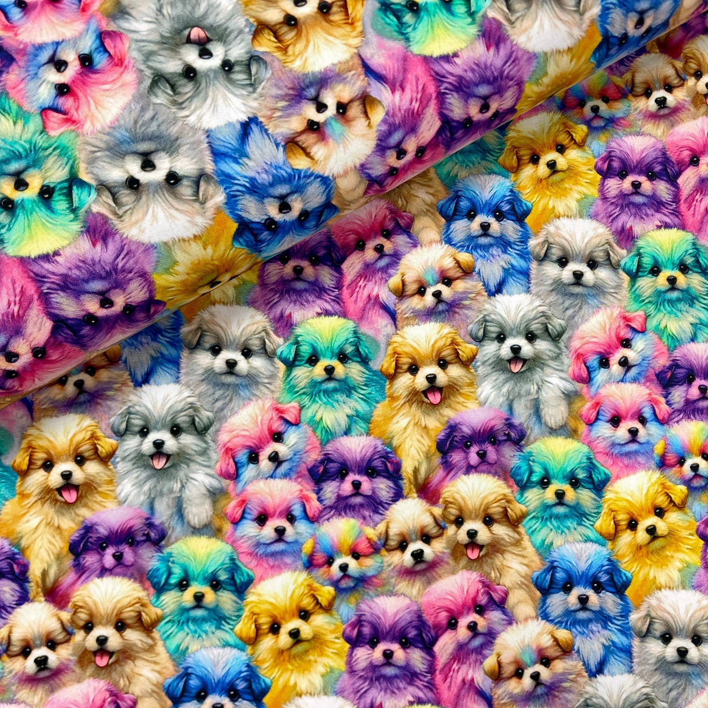 Maille bouclette en coton - chiots 260 g/m²