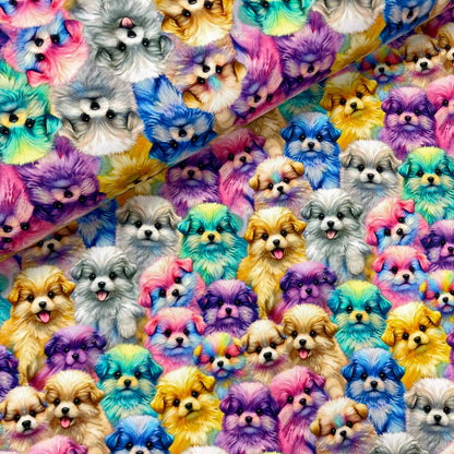 Maille bouclette en coton - chiots 260 g/m²