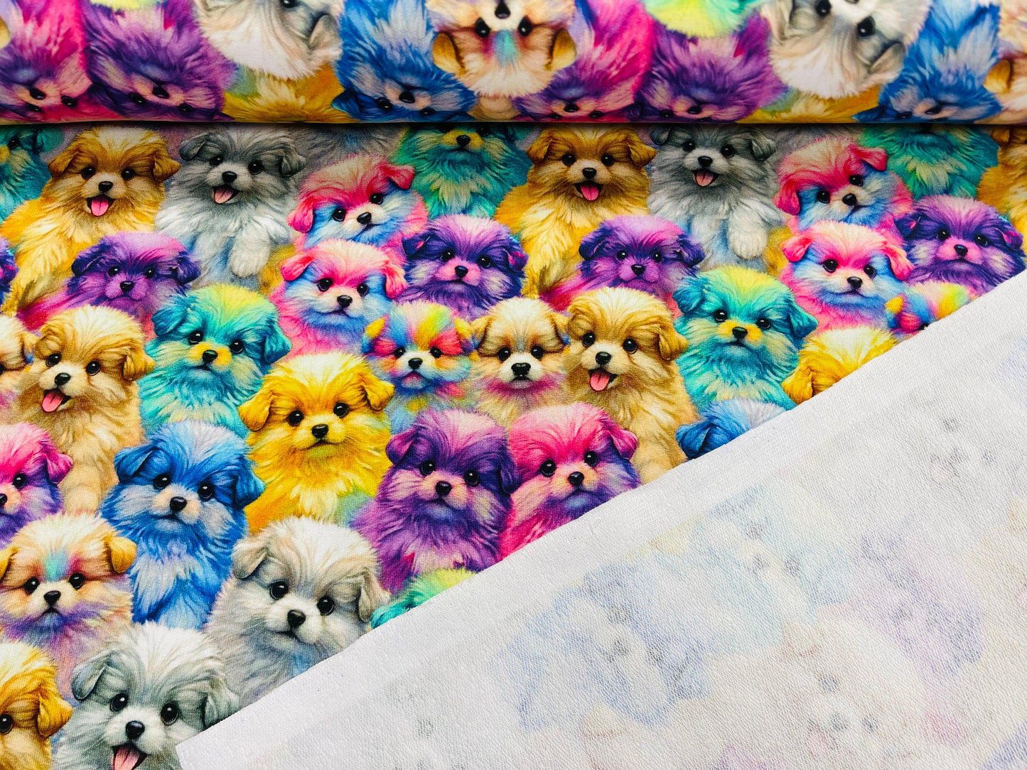 Maille bouclette en coton - chiots 260 g/m²