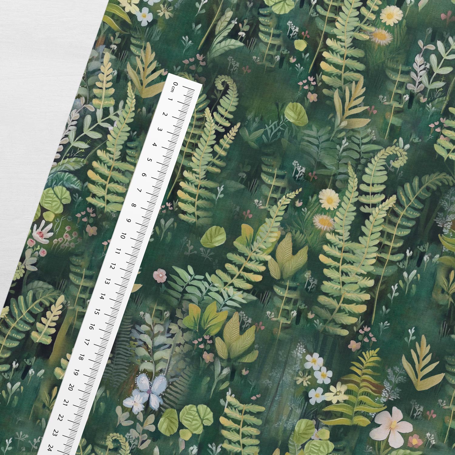Cotton loopback knit - forest 250 g/m²