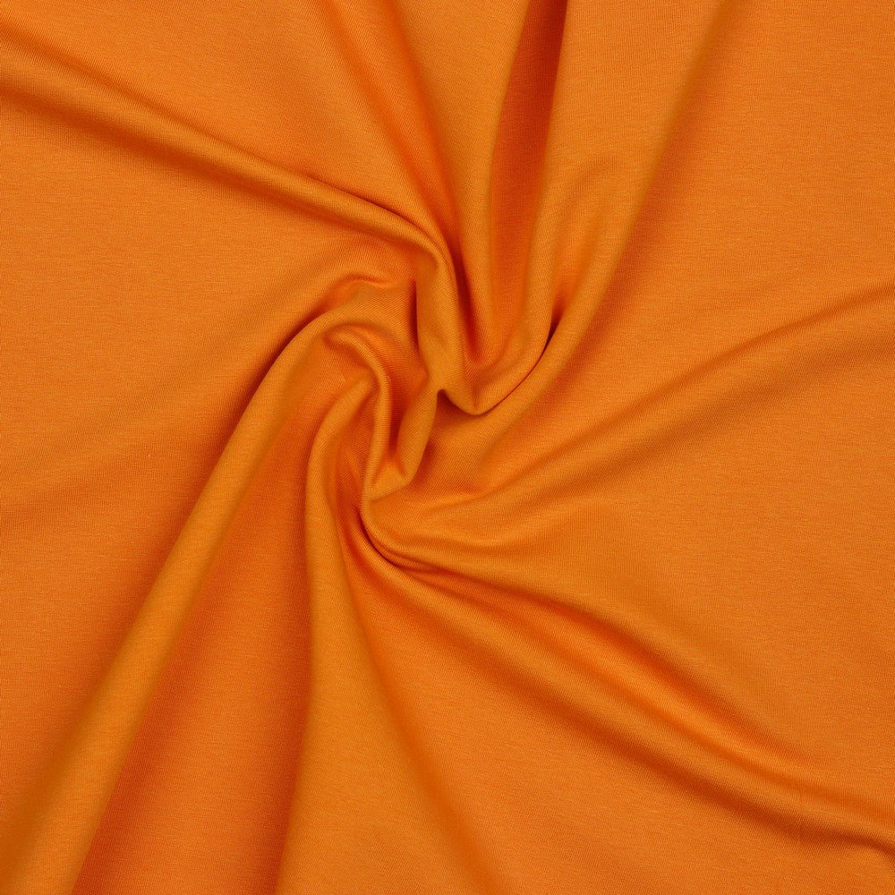 Jersey à boucles en coton - orange 235 g/m² (certif. GOTS)