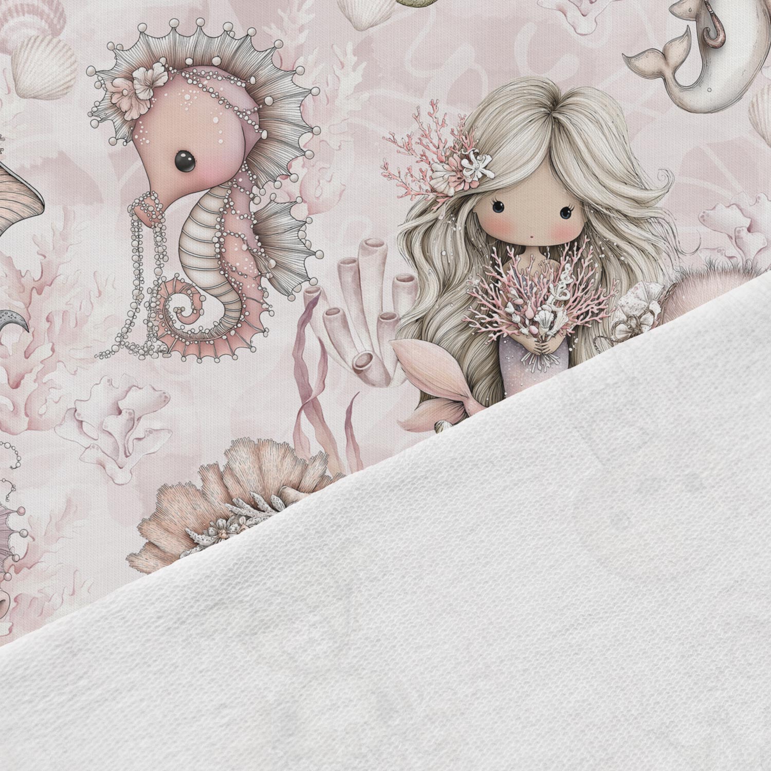 Image de maille bouclette en coton - océan perle 250 g/m² | Motif - 16 – disponible chez Šarlotes audumi