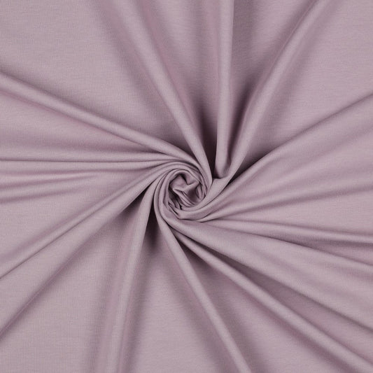 Cotton loop knit-powder pink 235 g/m² (GOTS certified)