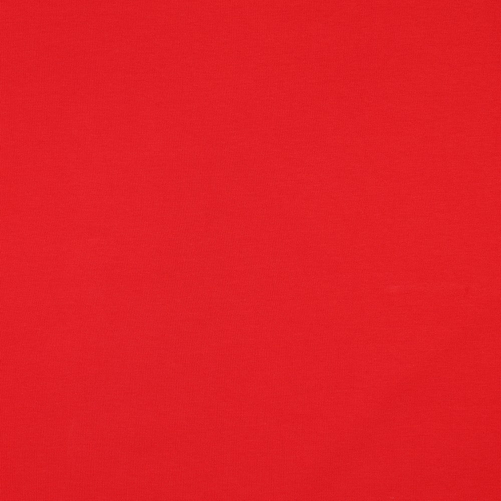 Cotton loop knit - red 235 g/m² (GOTS certified)