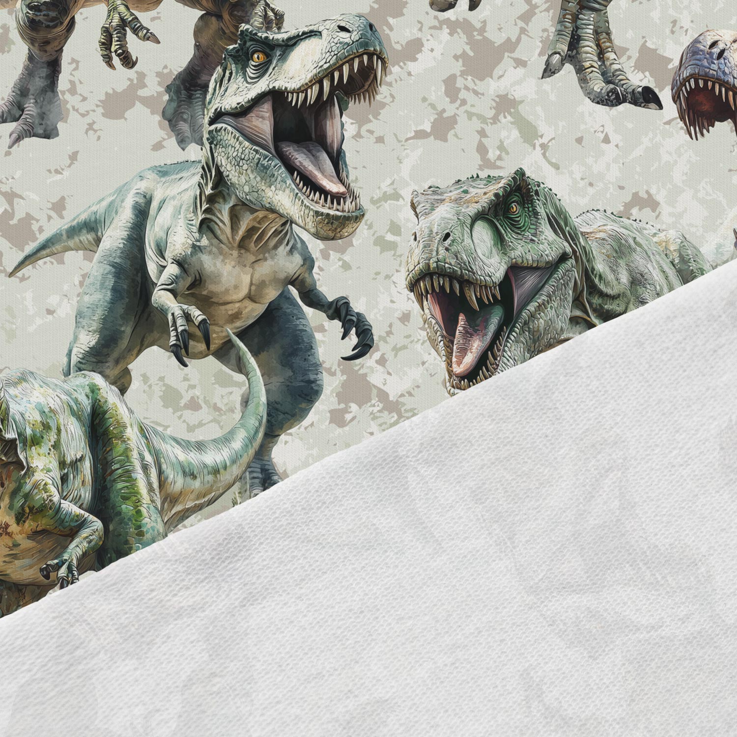 Jersey bouclé en coton - T-Rex 250 g/m²