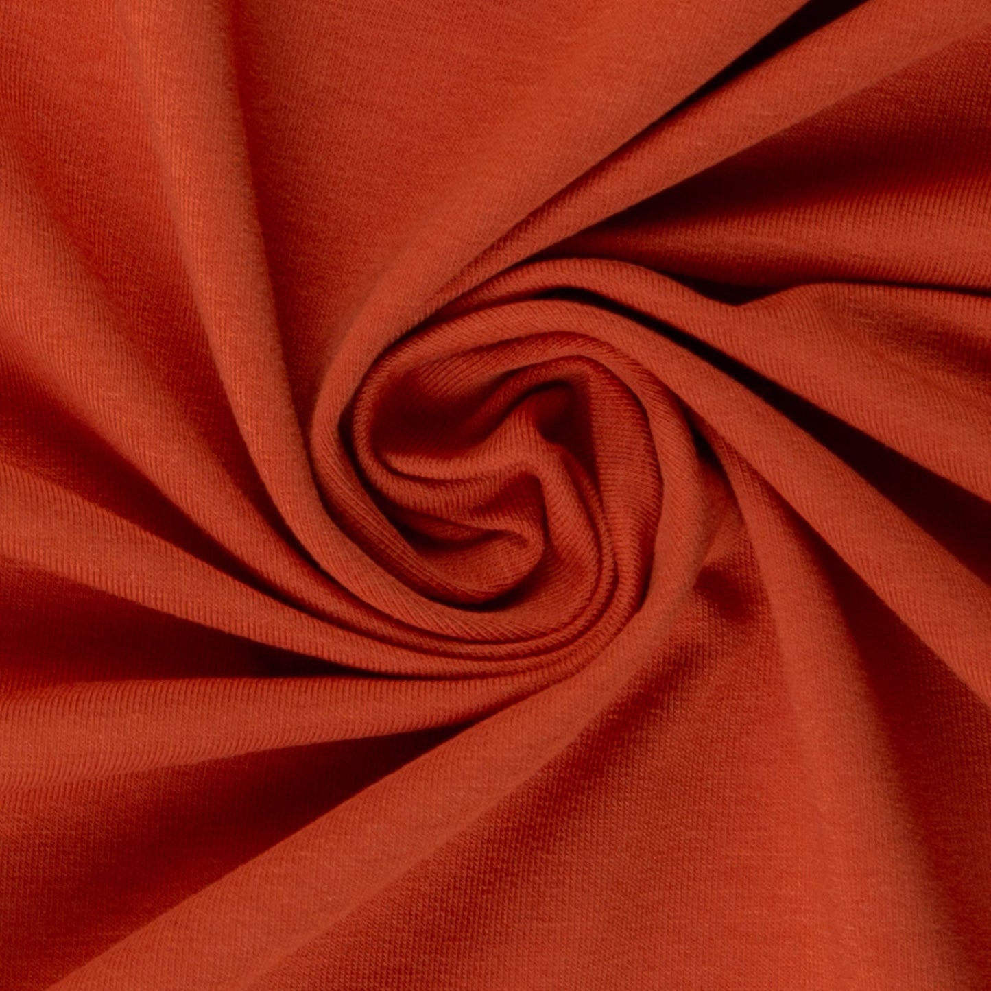 Maille bouclette en coton - terracotta 240 g/m²