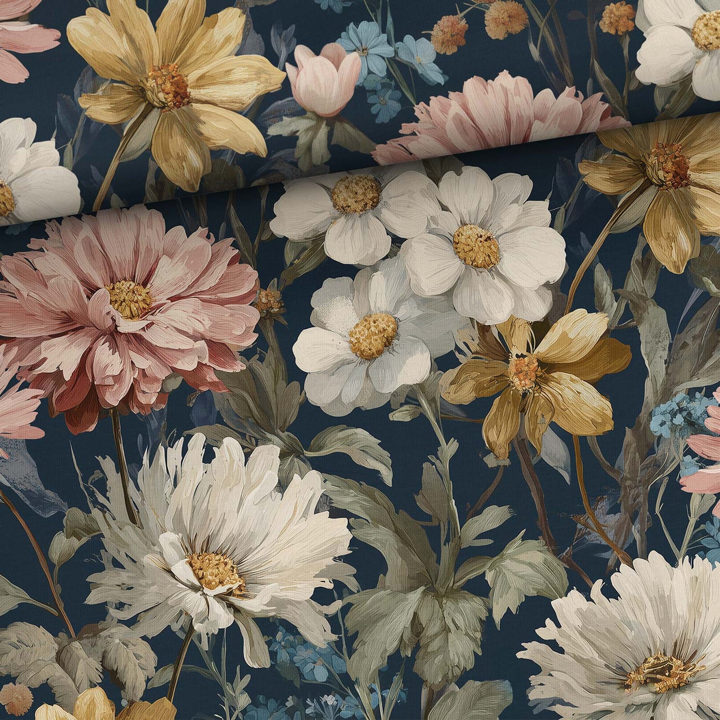 Image avec tissu éponge en coton - Rêve floral 250 g/m² – disponible chez Šarlotes audumi