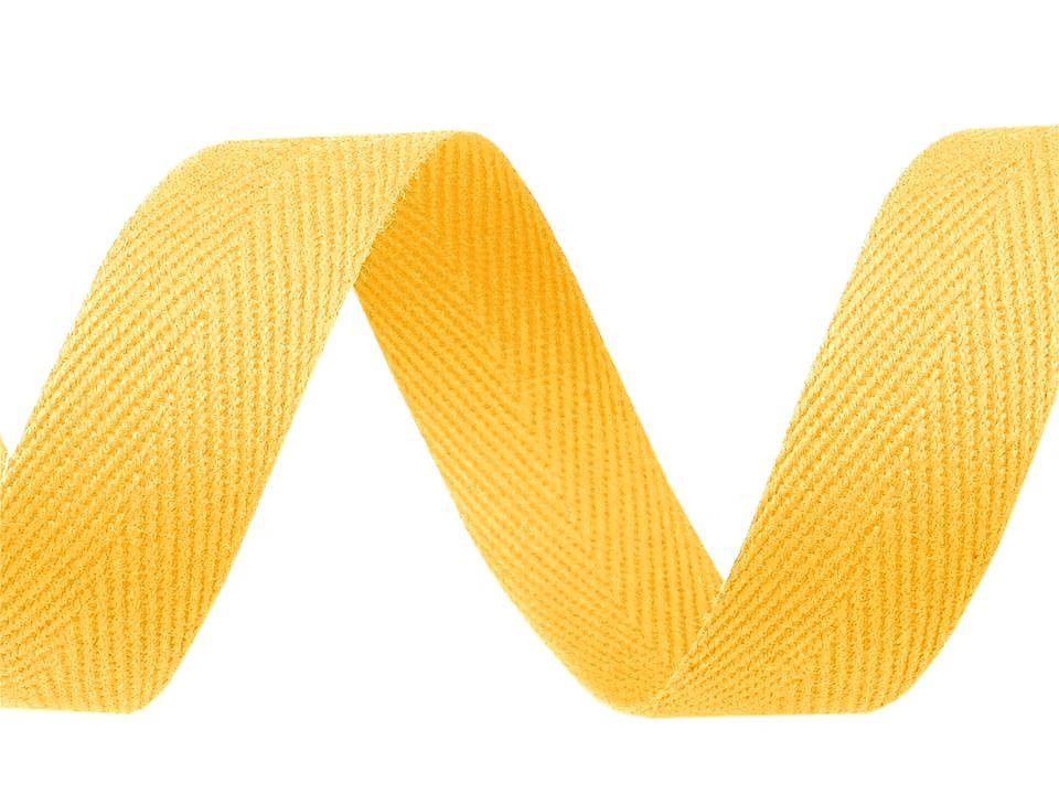 Cotton ribbon | herringbone weave | 20 mm | in various shades