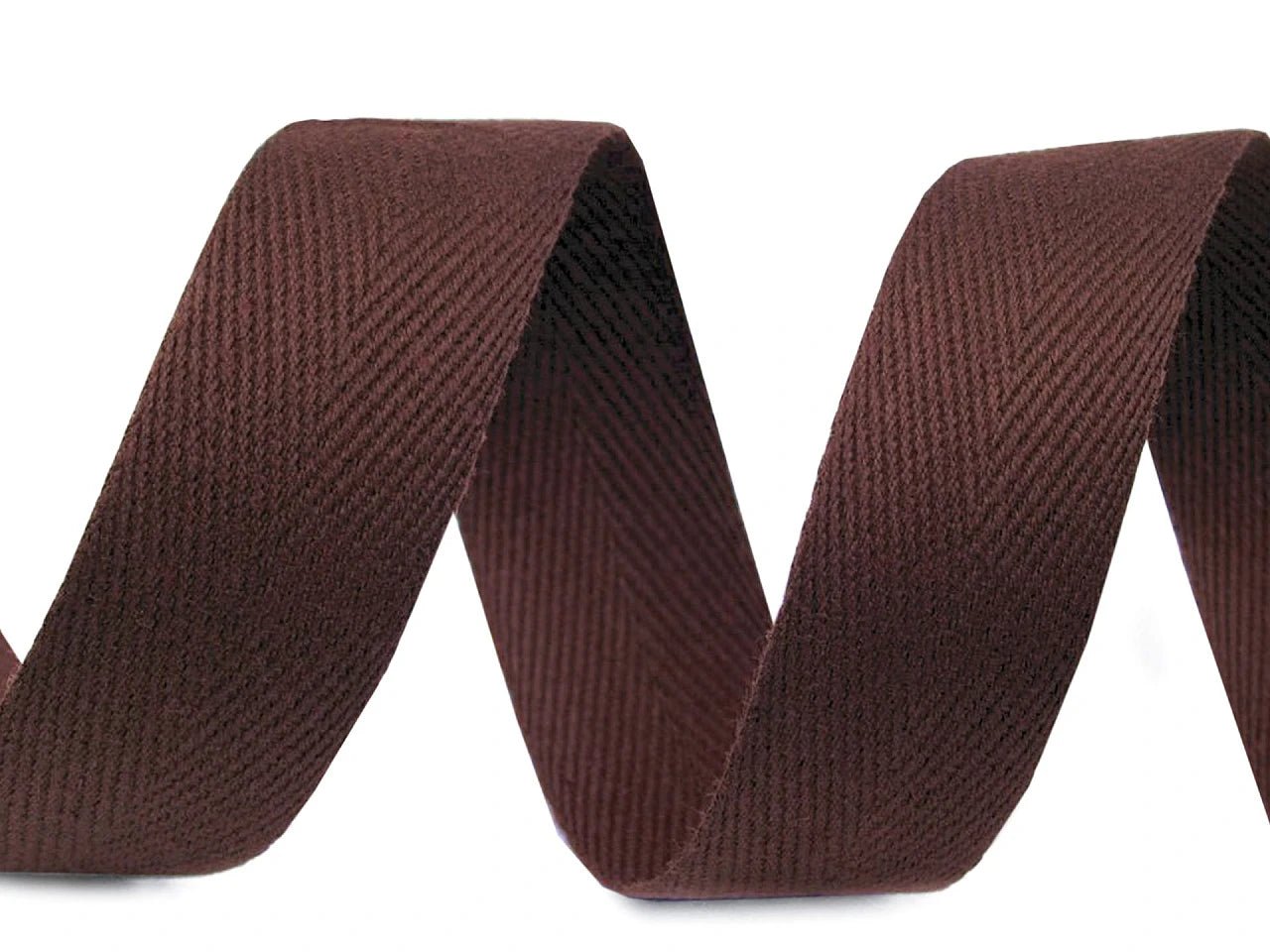 Cotton ribbon | herringbone weave | 20 mm| in various shades