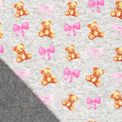 Image en jersey ouatiné en coton | bandeaux polaires Alpen avec des oursons – disponibles en ligne chez Šarlotes audumi