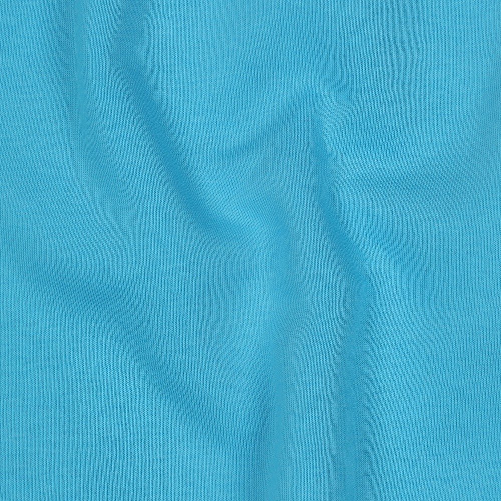 Jersey molletonné en coton - turquoise 285 g/m²