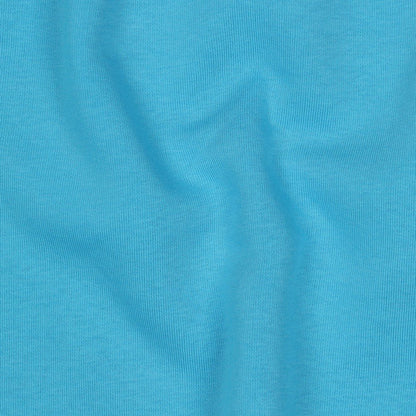 Jersey molletonné en coton - turquoise 285 g/m²