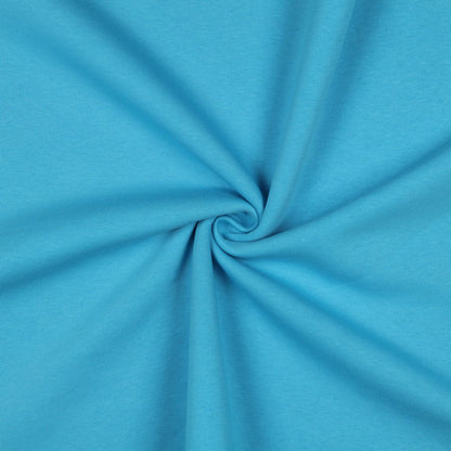 Jersey chaud en coton - turquoise 285 g/m²
