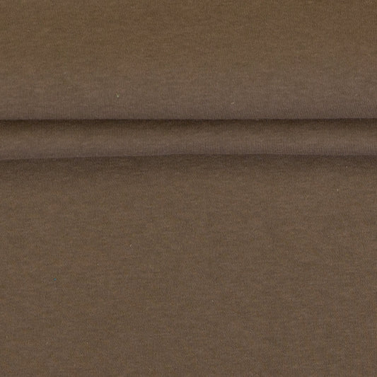 Image de jersey matelassé en coton – brun noyer, disponible en ligne chez Šarlotes audumi