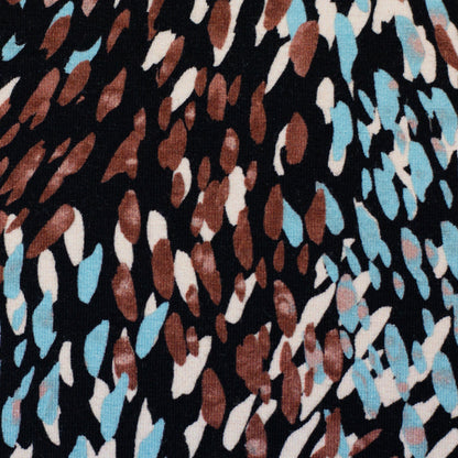 Image de maille en coton - motif abstrait à pois 200 g/m² – disponible chez Šarlotes audumi