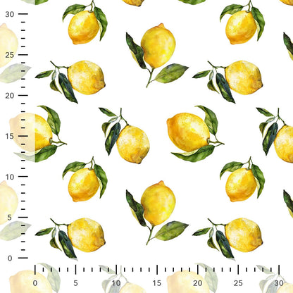 Image avec tricot de coton aux citrons 220 g/m² – disponible chez Šarlotes audumi