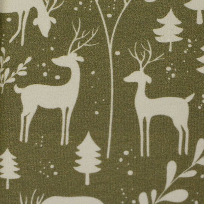 Jersey en coton - motif forêt 230 g/m²