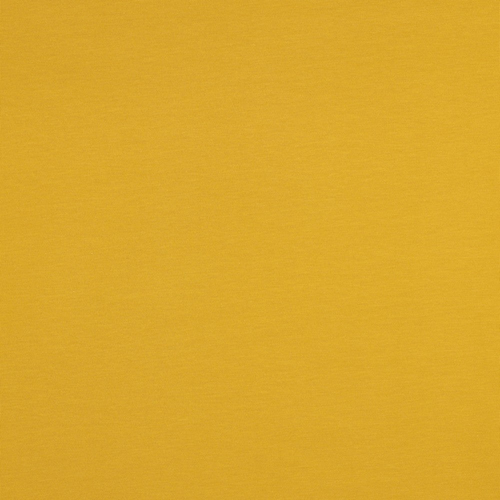 Jersey de coton - moutarde 215 g/m²