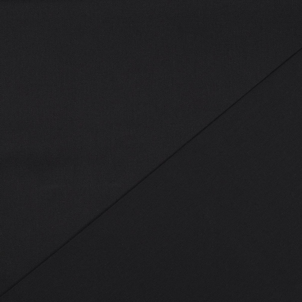 Image de tissu en sergé de coton 250 g/m² – noir – disponible chez Šarlotes audumi