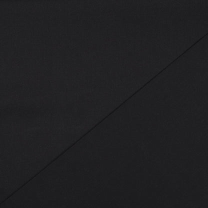Image de tissu en sergé de coton 250 g/m² – noir – disponible chez Šarlotes audumi