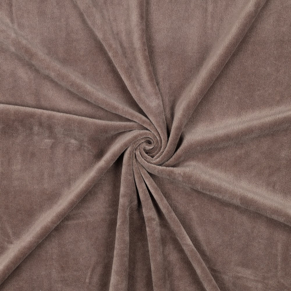 Image de velours de coton - marron clair 250 g/m² – disponible chez Šarlotes audumi