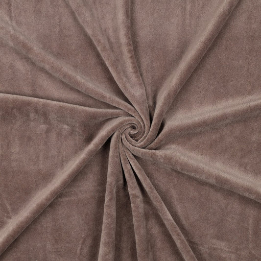 Image de velours de coton - marron clair 250 g/m² – disponible chez Šarlotes audumi