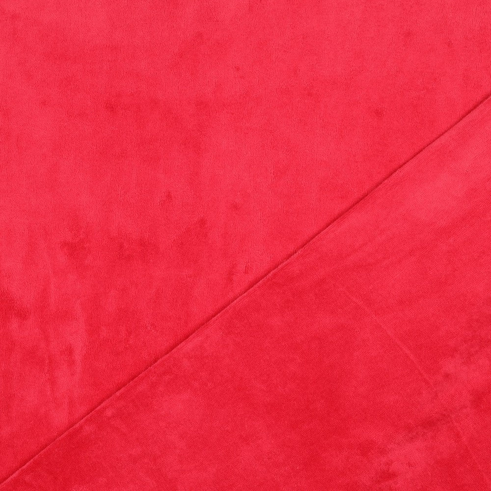 Image de velours de coton rouge – disponible en ligne chez Šarlotes audumi