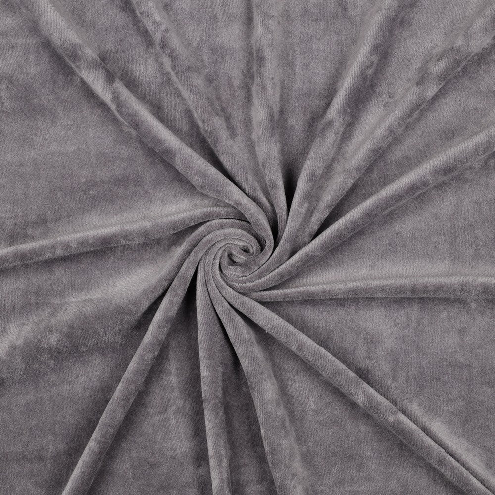Image de velours de coton - gris foncé 250 g/m² – disponible chez Šarlotes audumi