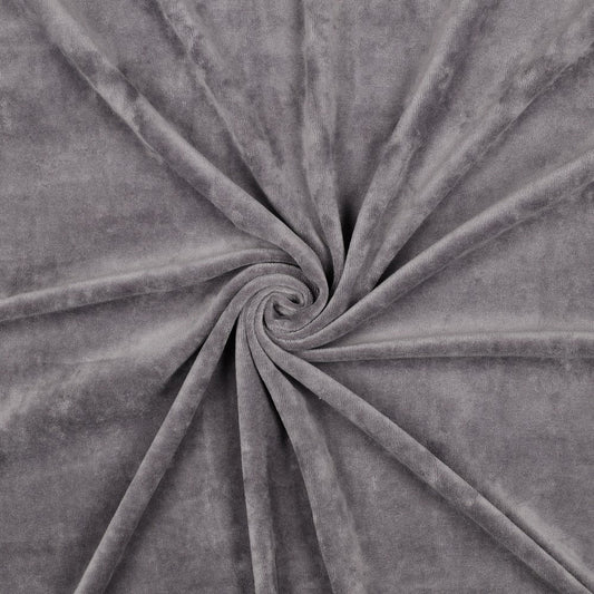 Image de velours de coton - gris foncé 250 g/m² – disponible chez Šarlotes audumi