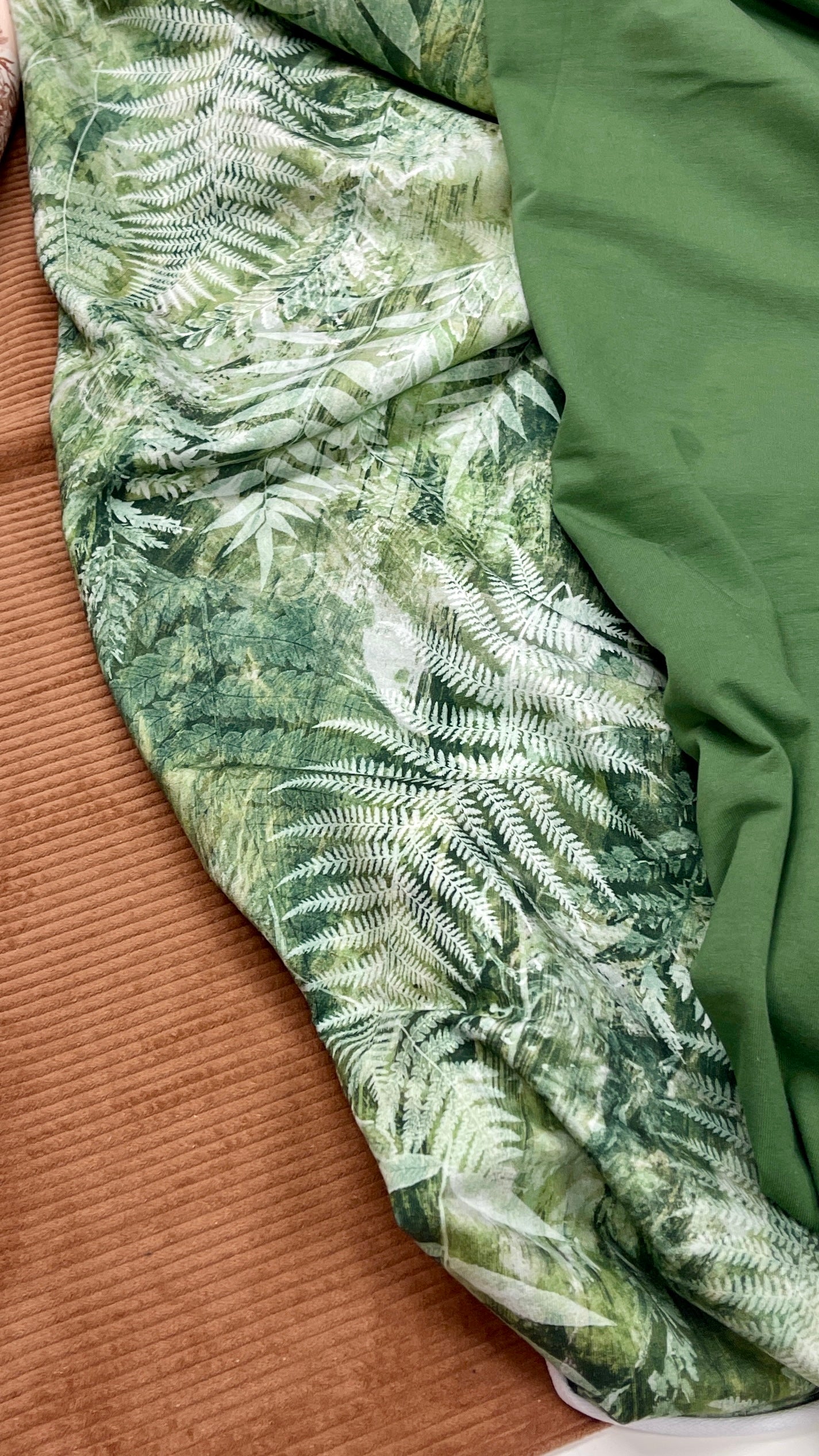 Cotton corduroy - cognac 280 g/m²