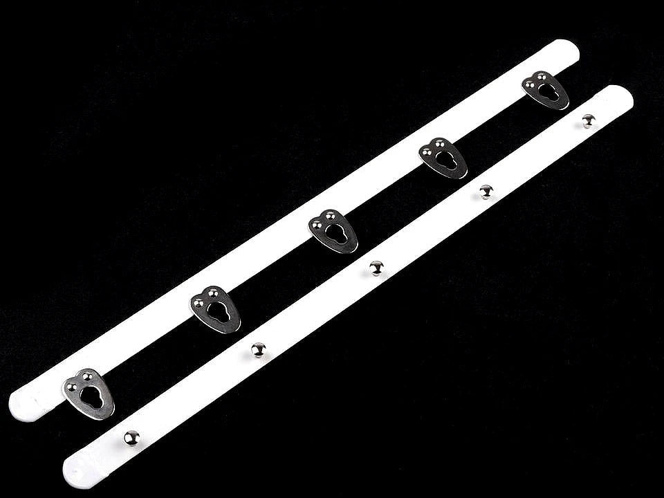 Fermoir de corset (Busk), 12 mm de large, 20–25 cm de long