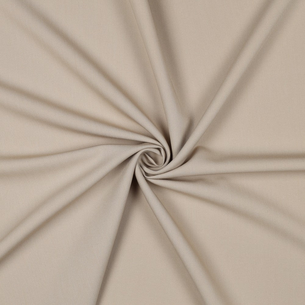 Image de tissu pour costume avec élasthanne - beige 200 g/m² – disponible chez Šarlotes audumi