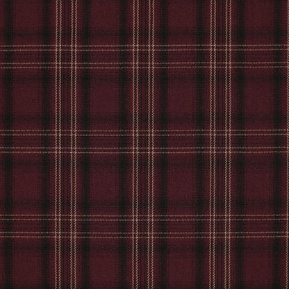 Image avec tissu de costume bordeaux à carreaux – disponible en ligne chez Šarlotes audumi