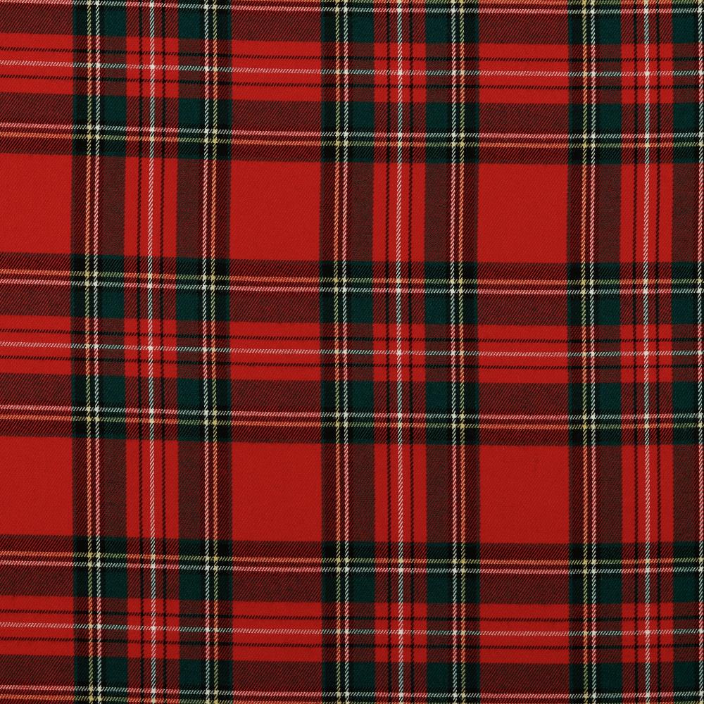 Suit fabric-red plaid 230 g/m²
