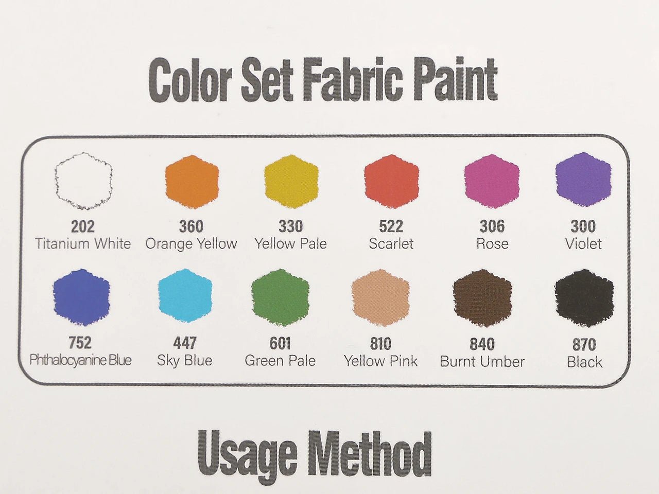Image of fabric paints for textiles - 12 pcs. – available at Šarlotes audumi