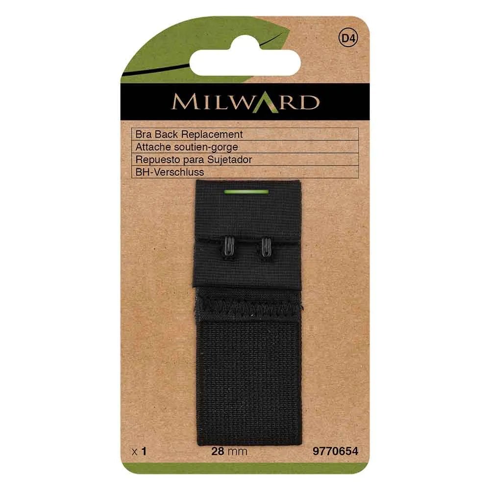 alt
Fermoir de soutien-gorge Milward |2 crochets, 28 mm| noirs