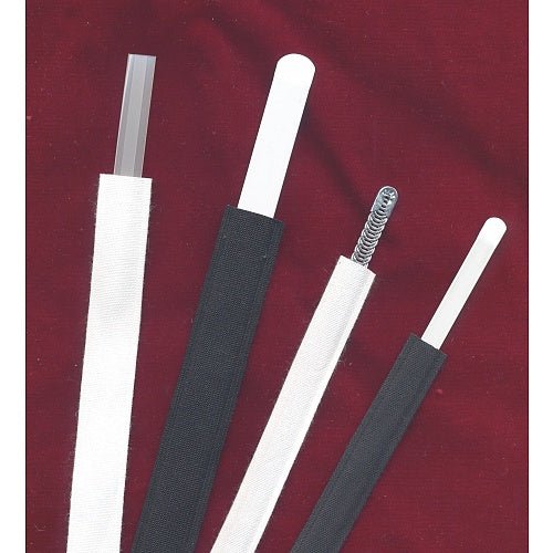 Ruban canal/tunnel pour armatures de soutien-gorge et de corset 11 mm - noir