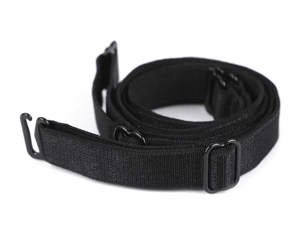 Bretelles de soutien-gorge 12 mm - noires