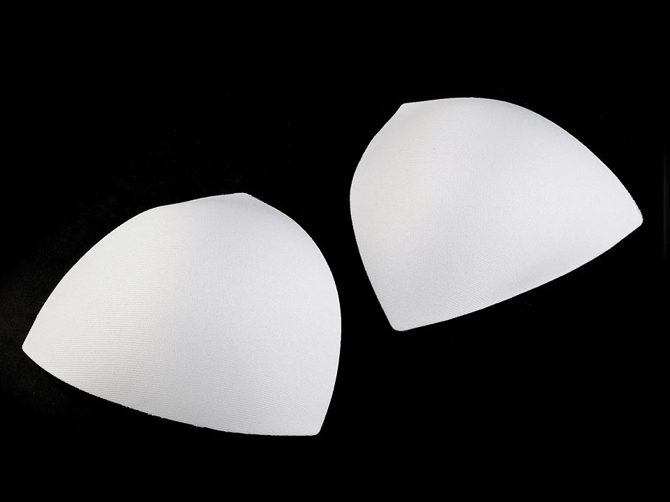 Coussinets de soutien-gorge pour maillots de bain, lingerie et corsets, taille L - blancs