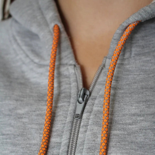 Lacets | cordons de sweat réfléchissants, longueur 130 cm - noirs