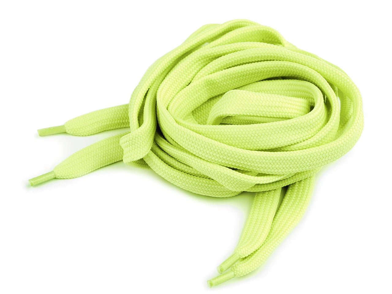 Shoe laces| sweatshirt drawstrings, length 130 cm - neon yellow